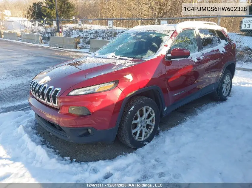 1C4PJMCS6HW602328 2017 Jeep Cherokee Latitude
