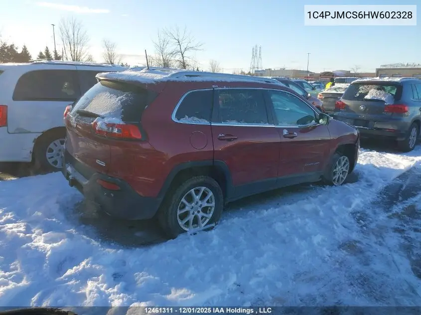 1C4PJMCS6HW602328 2017 Jeep Cherokee Latitude