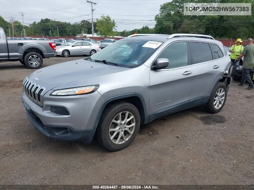 2017 Jeep Cherokee Latitude 4X4 VIN: 1C4PJMCS2HW567383 Lot: 40264487