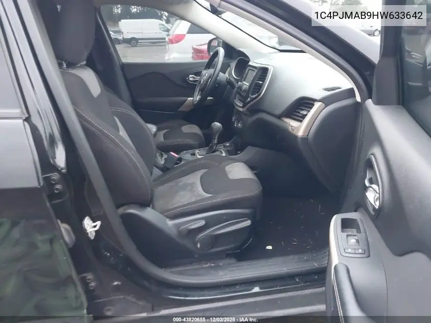 1C4PJMAB9HW633642 2017 Jeep Cherokee Sport 4X4