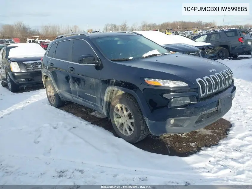1C4PJMCBXHW599885 2017 Jeep Cherokee North