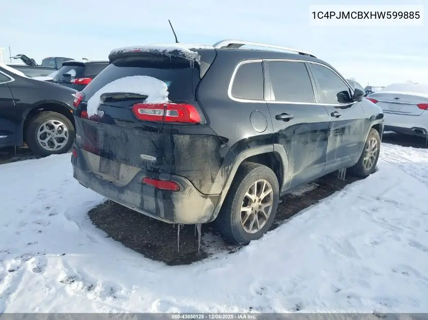 1C4PJMCBXHW599885 2017 Jeep Cherokee North