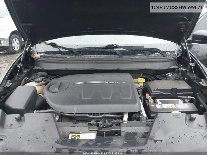 1C4PJMCS2HW599671 2017 Jeep Cherokee Latitude 4X4
