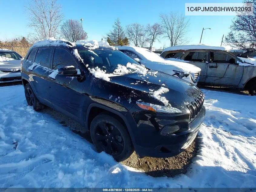 1C4PJMDB3HW632093 2017 Jeep Cherokee High Altitude 4X4