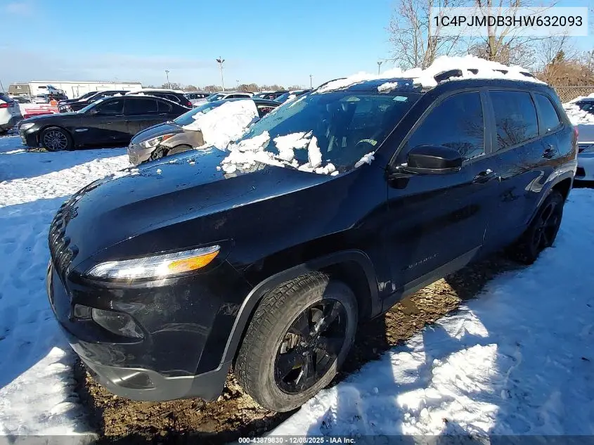 1C4PJMDB3HW632093 2017 Jeep Cherokee High Altitude 4X4