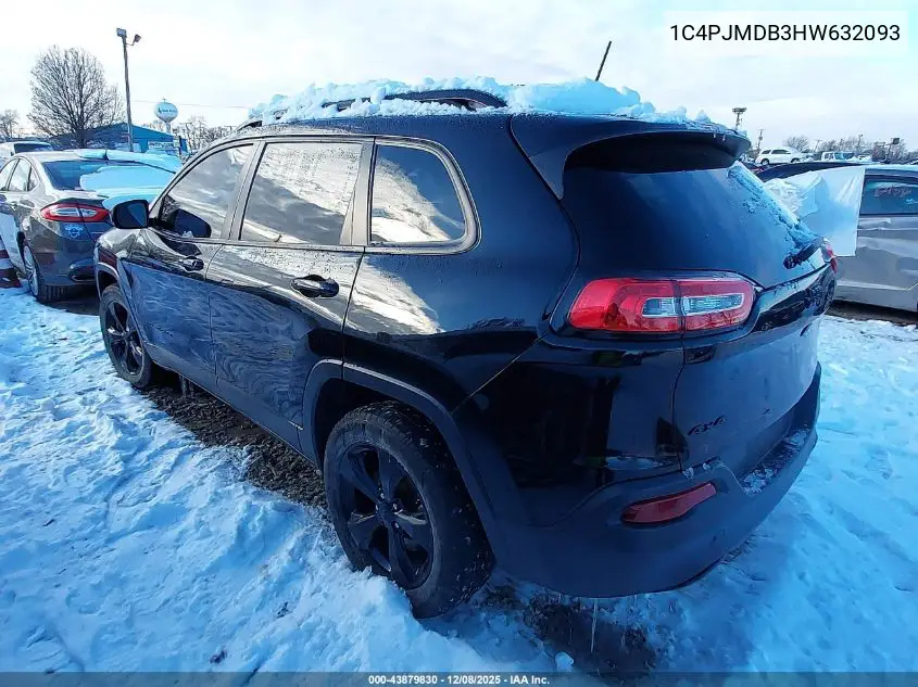 1C4PJMDB3HW632093 2017 Jeep Cherokee High Altitude 4X4