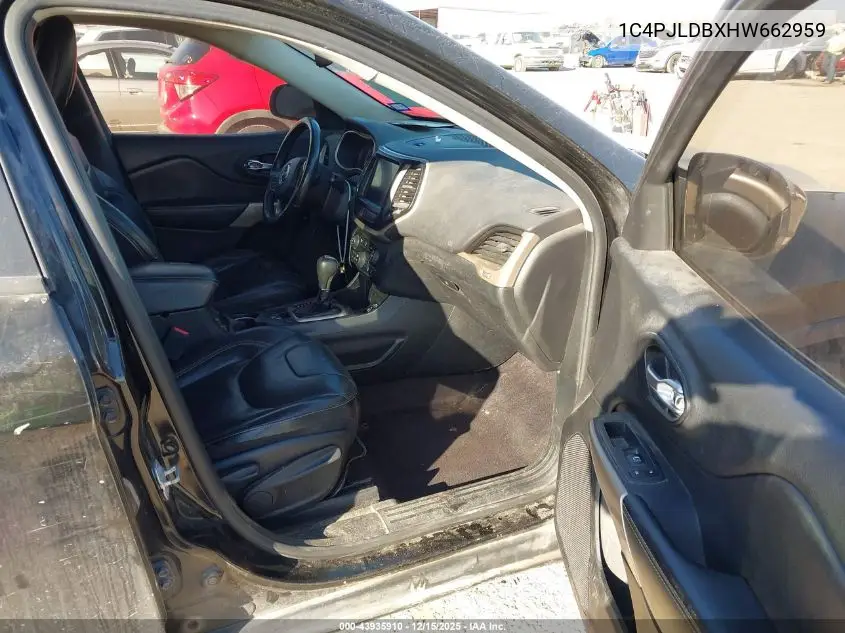 1C4PJLDBXHW662959 2017 Jeep Cherokee High Altitude Fwd