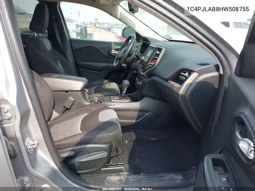 1C4PJLAB8HW508755 2017 Jeep Cherokee Altitude Fwd