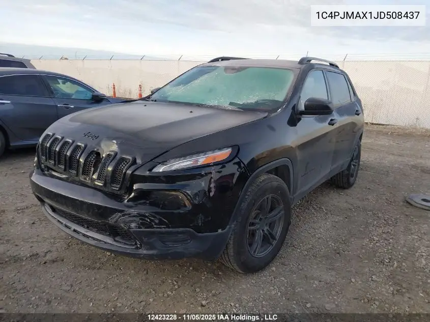 1C4PJMAX1JD508437 2018 Jeep Cherokee Sport