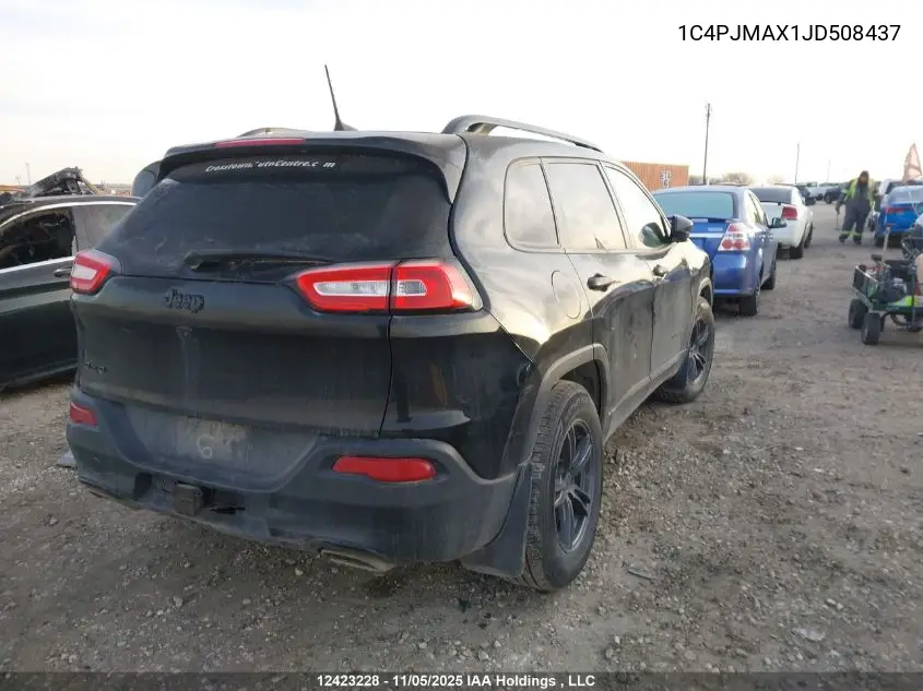 1C4PJMAX1JD508437 2018 Jeep Cherokee Sport