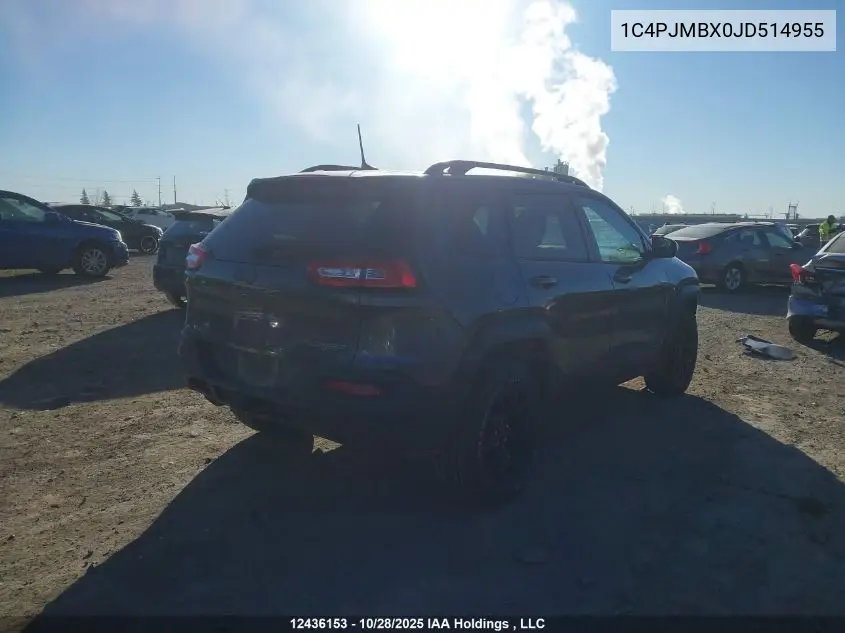 1C4PJMBX0JD514955 2018 Jeep Cherokee Trailhawk