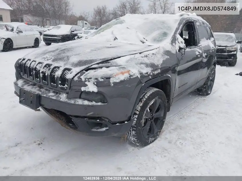 1C4PJMDX8JD574849 2018 Jeep Cherokee Limited