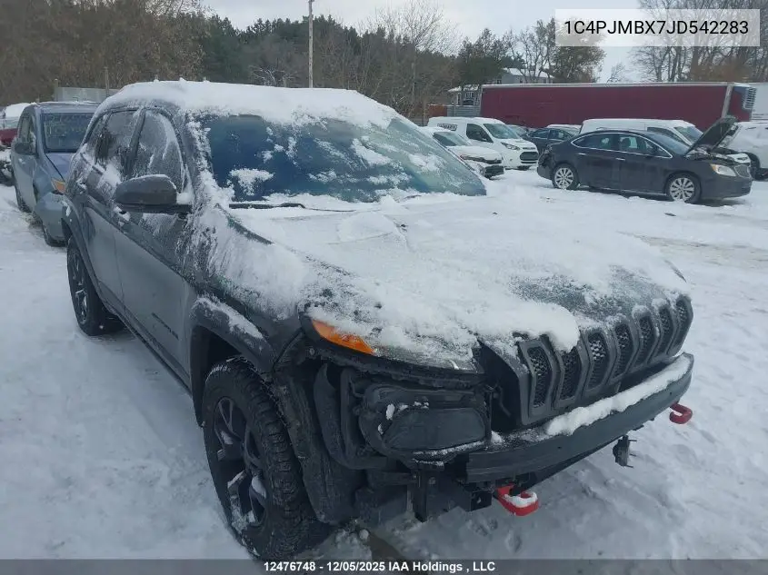 1C4PJMBX7JD542283 2018 Jeep Cherokee Trailhawk