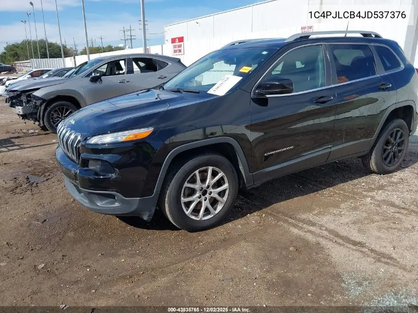 1C4PJLCB4JD537376 2018 Jeep Cherokee Latitude Fwd
