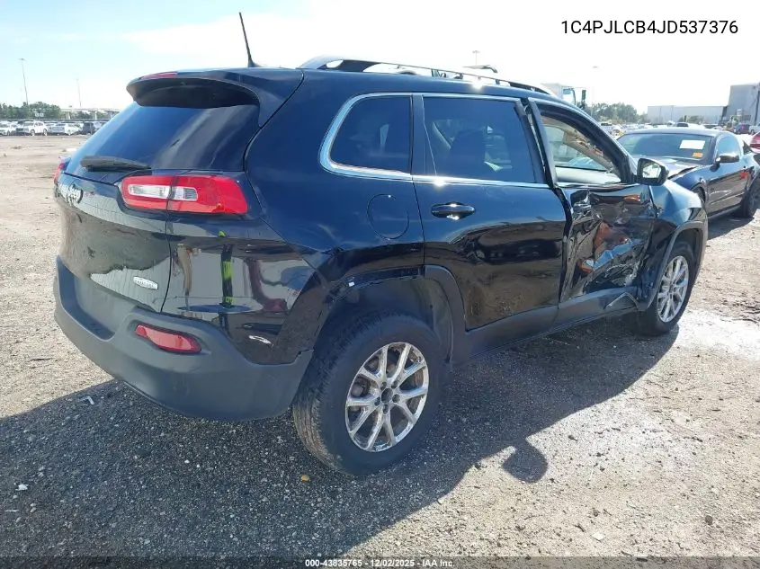 1C4PJLCB4JD537376 2018 Jeep Cherokee Latitude Fwd