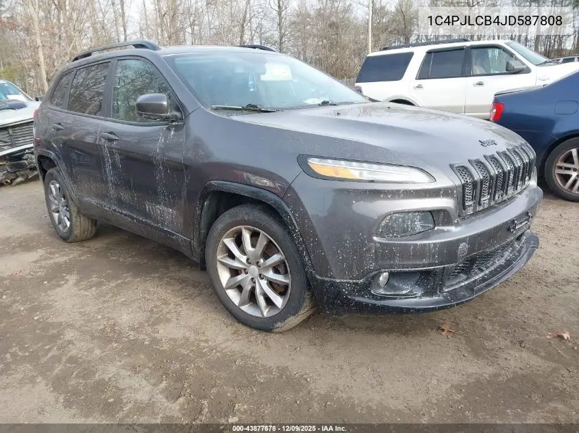 1C4PJLCB4JD587808 2018 Jeep Cherokee Latitude Tech Connect Fwd