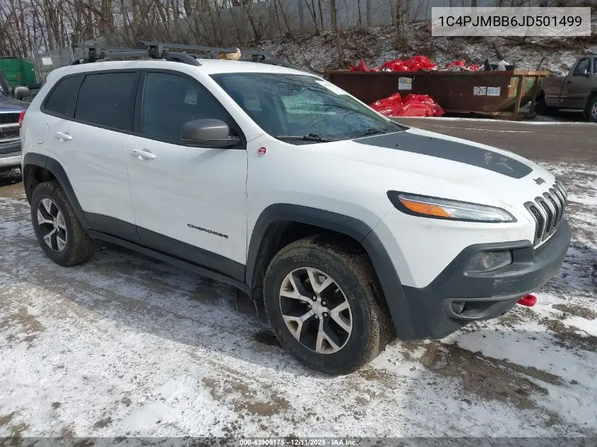 1C4PJMBB6JD501499 2018 Jeep Cherokee Trailhawk 4X4
