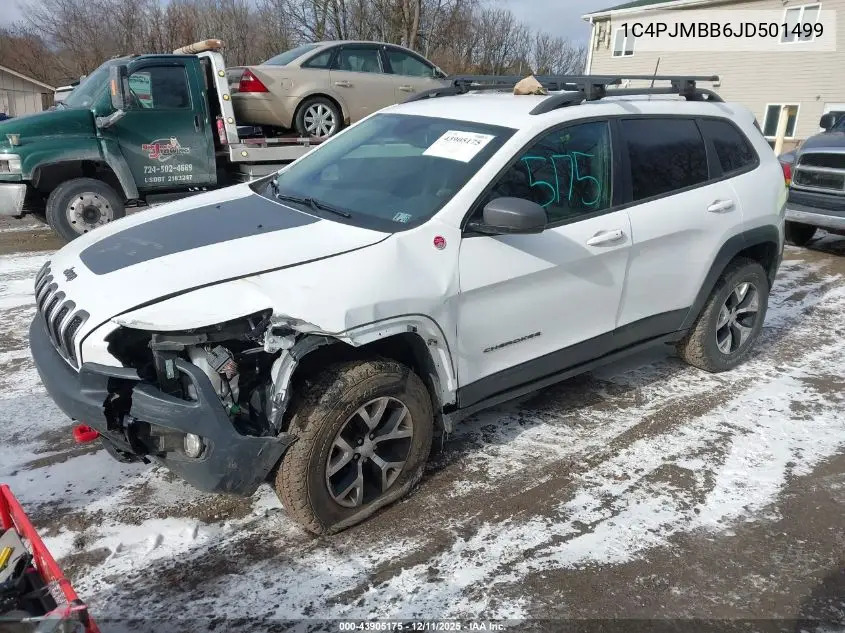 1C4PJMBB6JD501499 2018 Jeep Cherokee Trailhawk 4X4