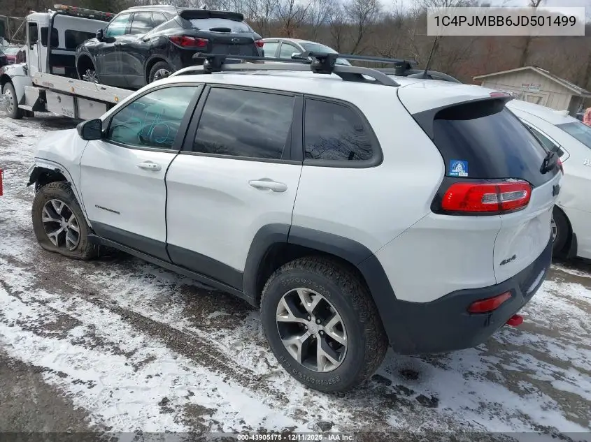 1C4PJMBB6JD501499 2018 Jeep Cherokee Trailhawk 4X4