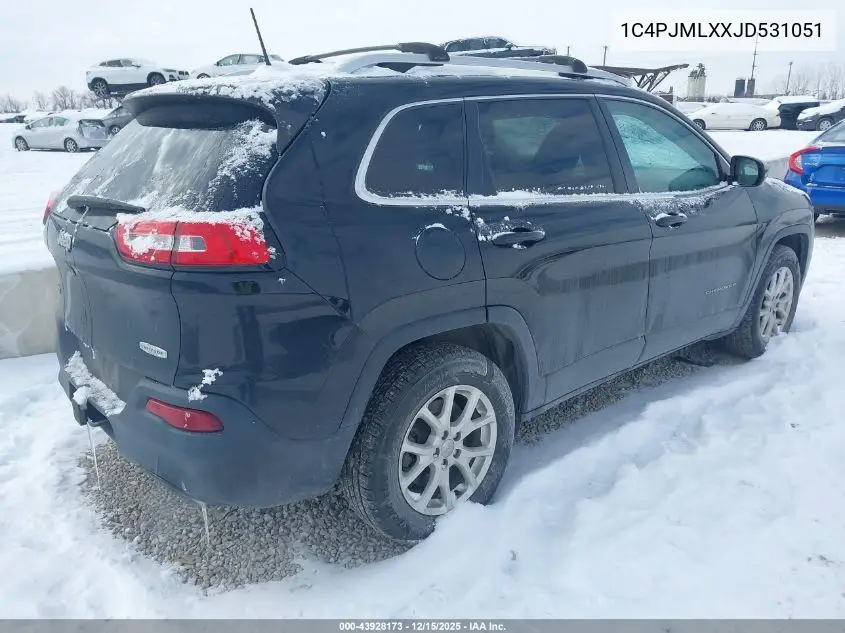 1C4PJMLXXJD531051 2018 Jeep Cherokee Latitude Plus 4X4