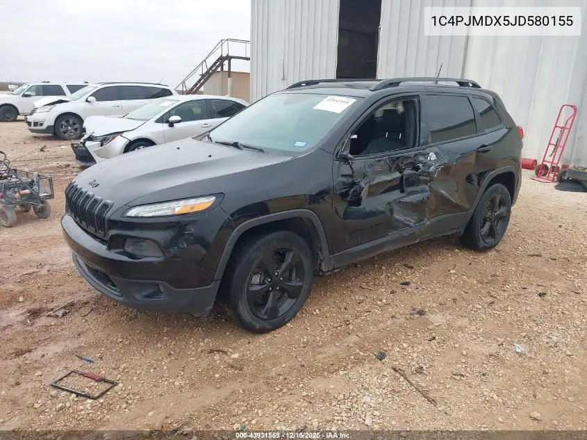 1C4PJMDX5JD580155 2018 Jeep Cherokee Limited 4X4