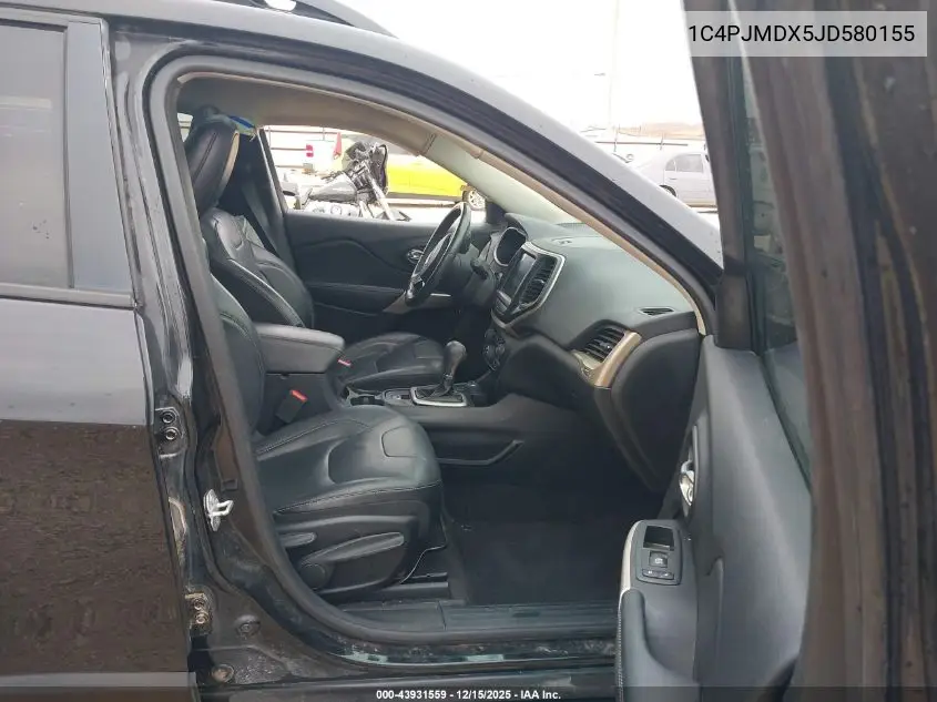 1C4PJMDX5JD580155 2018 Jeep Cherokee Limited 4X4