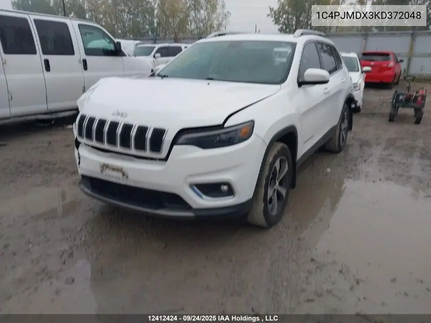 1C4PJMDX3KD372048 2019 Jeep Cherokee