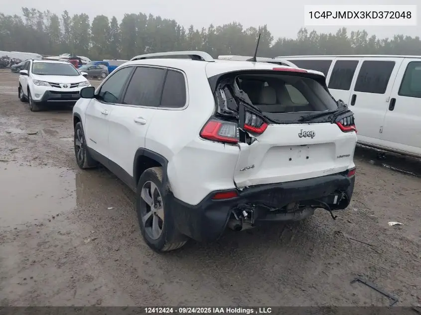 1C4PJMDX3KD372048 2019 Jeep Cherokee