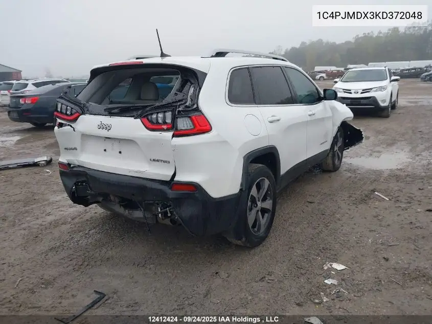 1C4PJMDX3KD372048 2019 Jeep Cherokee