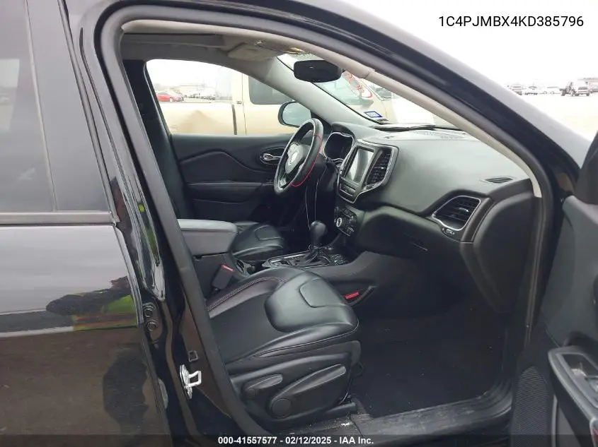 2019 Jeep Cherokee Trailhawk 4X4 VIN: 1C4PJMBX4KD385796 Lot: 41557577