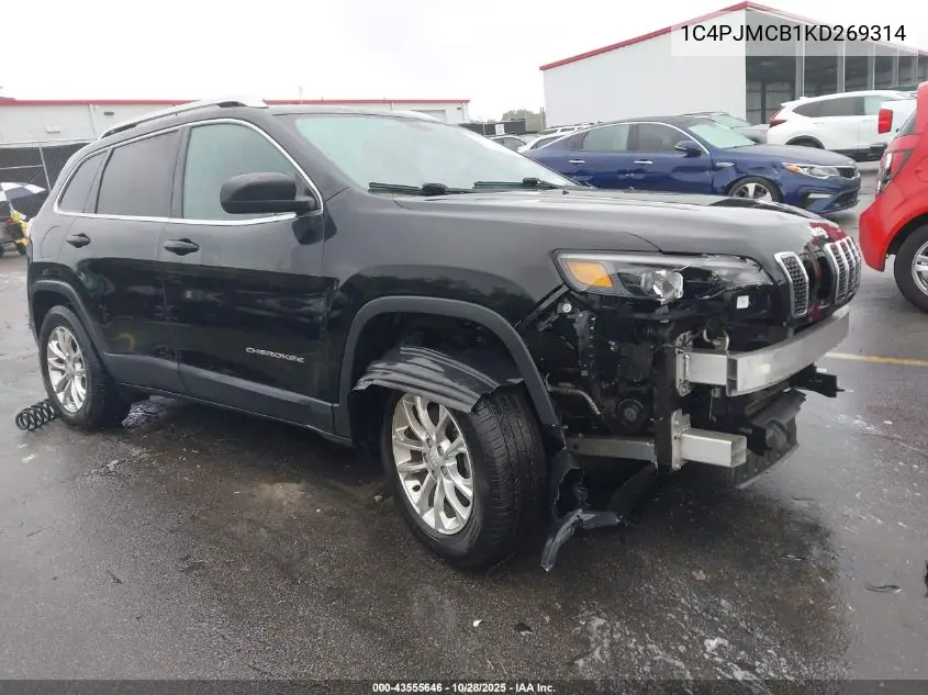 1C4PJMCB1KD269314 2019 Jeep Cherokee Latitude 4X4