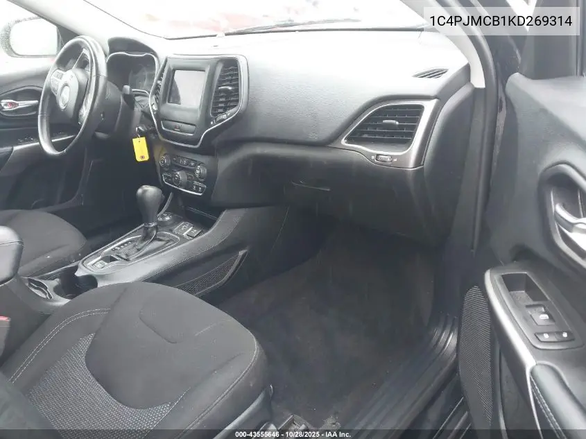 1C4PJMCB1KD269314 2019 Jeep Cherokee Latitude 4X4