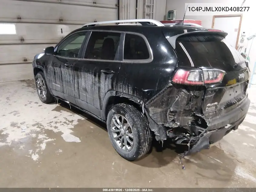 1C4PJMLX0KD408277 2019 Jeep Cherokee Latitude Plus 4X4