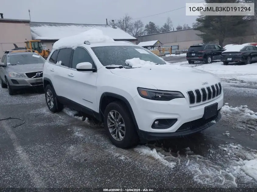 1C4PJMLB3KD191294 2019 Jeep Cherokee Latitude Plus 4X4
