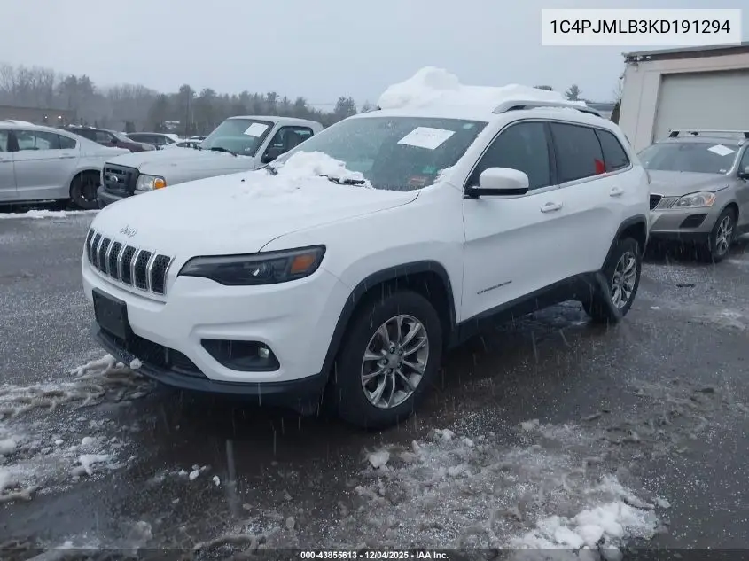 1C4PJMLB3KD191294 2019 Jeep Cherokee Latitude Plus 4X4