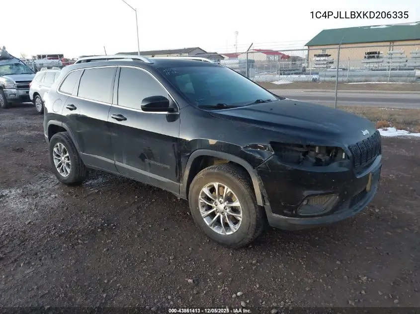 1C4PJLLBXKD206335 2019 Jeep Cherokee Latitude Plus Fwd
