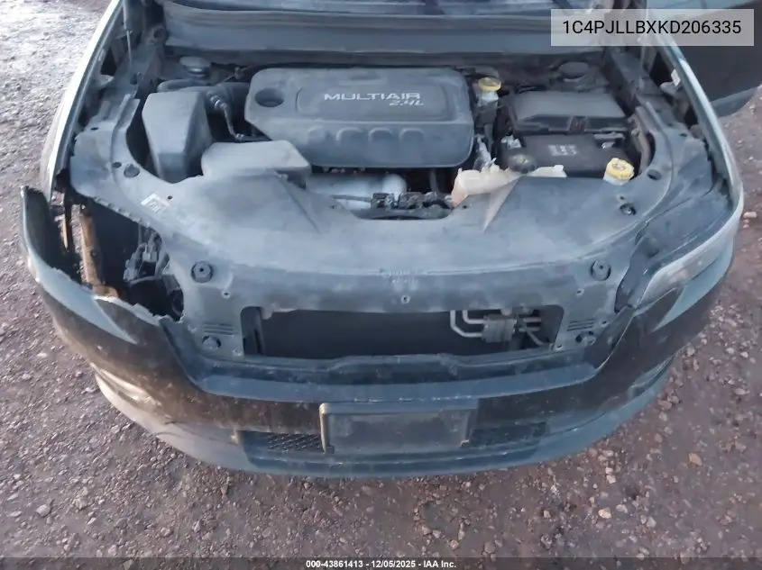 1C4PJLLBXKD206335 2019 Jeep Cherokee Latitude Plus Fwd