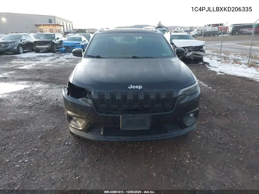 1C4PJLLBXKD206335 2019 Jeep Cherokee Latitude Plus Fwd