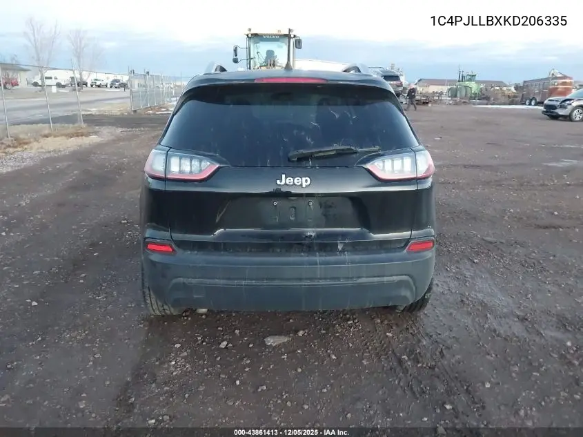 1C4PJLLBXKD206335 2019 Jeep Cherokee Latitude Plus Fwd