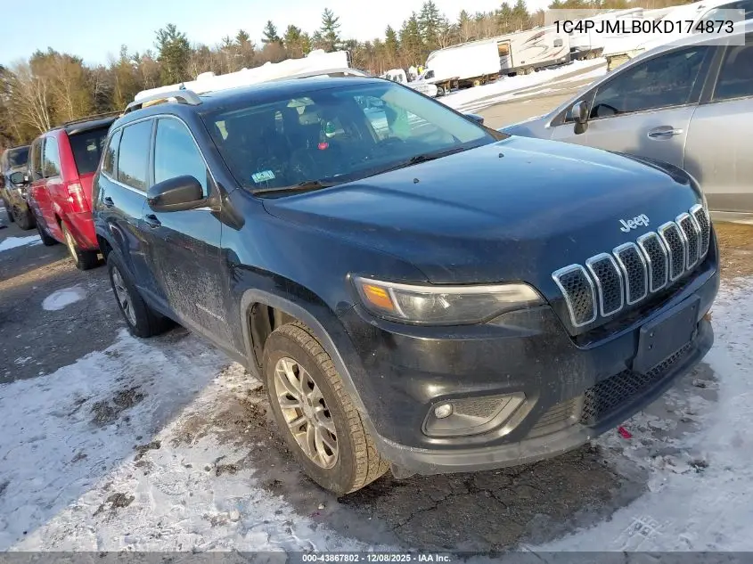 1C4PJMLB0KD174873 2019 Jeep Cherokee Latitude Plus 4X4