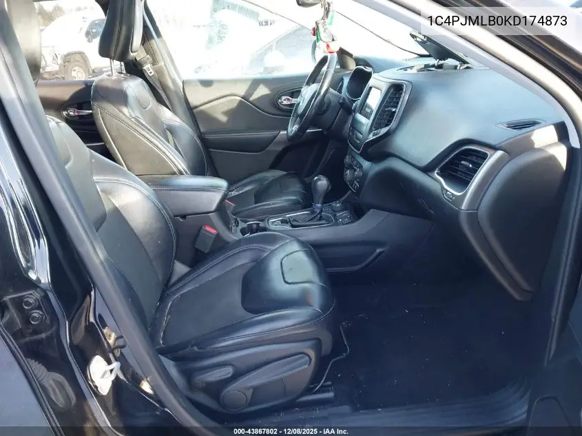 1C4PJMLB0KD174873 2019 Jeep Cherokee Latitude Plus 4X4