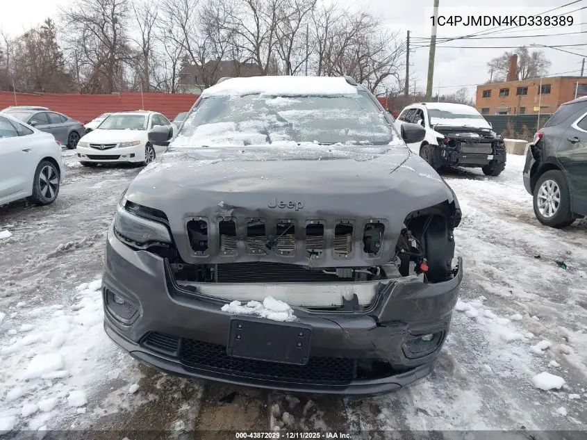 1C4PJMDN4KD338389 2019 Jeep Cherokee High Altitude 4X4