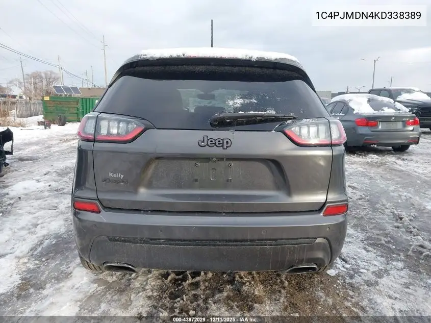 1C4PJMDN4KD338389 2019 Jeep Cherokee High Altitude 4X4