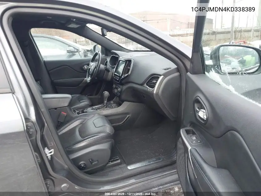 1C4PJMDN4KD338389 2019 Jeep Cherokee High Altitude 4X4