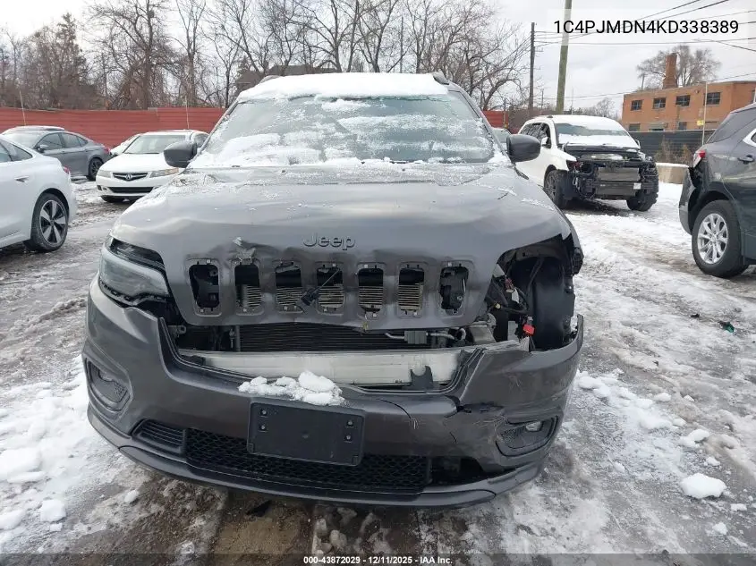 1C4PJMDN4KD338389 2019 Jeep Cherokee High Altitude 4X4