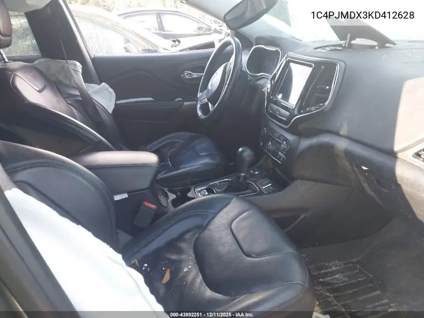 1C4PJMDX3KD412628 2019 Jeep Cherokee Limited 4X4
