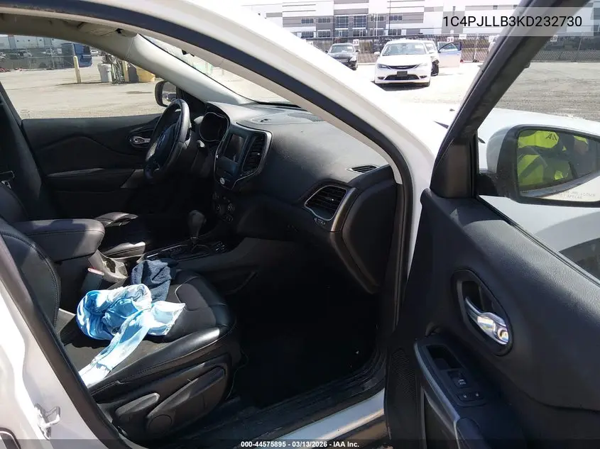1C4PJLLB3KD232730 2019 Jeep Cherokee Latitude Plus Fwd