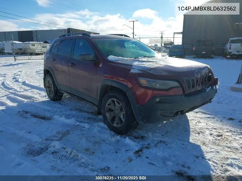 1C4PJMBX8LD632562 2020 Jeep Cherokee Trailhawk