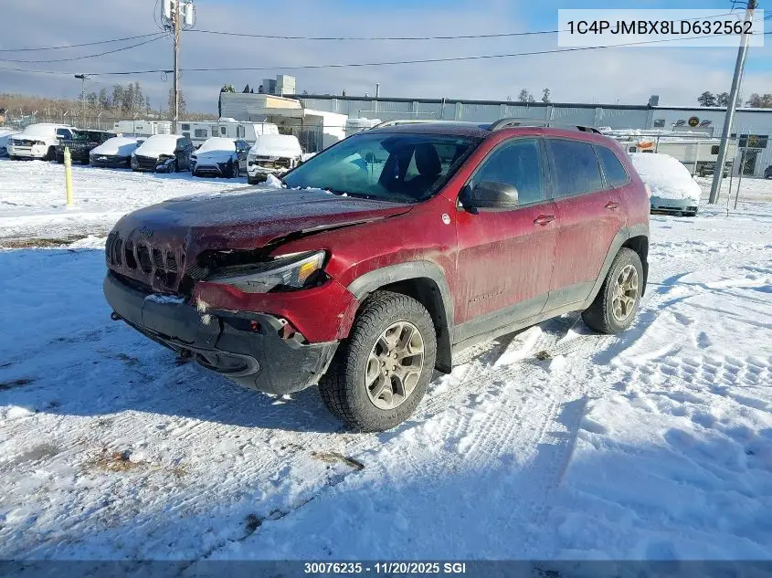 1C4PJMBX8LD632562 2020 Jeep Cherokee Trailhawk