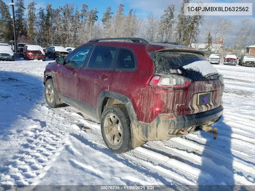 1C4PJMBX8LD632562 2020 Jeep Cherokee Trailhawk